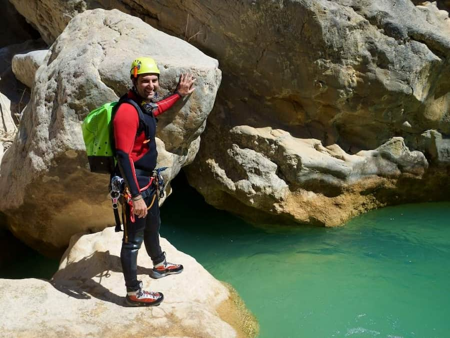 équipement et tenue de canyoning